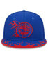 Фото #2 товара Men's Royal Philadelphia 76ers 2024 NBA All-Star Game Rally Drive Flames 9FIFTY Snapback Hat