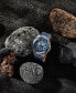 Eco-Drive Men's Chronograph Promaster Skyhawk Blue Leather Strap Watch 46mm