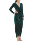 Фото #6 товара Women's Velvet Evening Gown