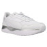 Фото #2 товара Puma R78 Voyage Premium Lace Up Womens Silver, White Sneakers Casual Shoes 3838