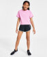 ფოტო #1 პროდუქტის Big Girls Tempo Dri-FIT Running Shorts