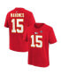 ფოტო #1 პროდუქტის Toddler Boys and Girls Patrick Mahomes Red Kansas City Chiefs Super Bowl LVIII Player Name and Number T-shirt