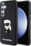 Karl Lagerfeld Karl Lagerfeld KLHCS24M3DRKINK S24+ S926 black/black hardcase 3D Rubber Ikonik