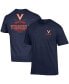 Фото #2 товара Men's Navy Virginia Cavaliers Stack 2-Hit T-shirt