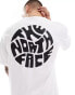 The North Face backprint circle logo t-shirt in white