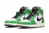 Кроссовки Nike Air Jordan 1 Retro High Lucky Green (W) (Белый, Зеленый)