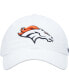 ფოტო #3 პროდუქტის Men's White Denver Broncos Clean Up Adjustable Hat