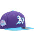 Фото #1 товара Men's Purple Oakland Athletics Vice 59FIFTY Fitted Hat