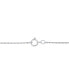 ფოტო #4 პროდუქტის Sterling Silver White Cubic Zirconia Cross Pendant Necklace (1-1/2 ct. t.w.)