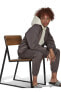 Gül Kurusu - Siyah Kadın Zip Ceket Hn6825 W New Wvn Fz Tt