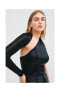 ფოტო #5 პროდუქტის Women's Manhattan Metallic One Shoulder Top