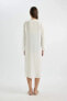 Фото #4 товара Kadın Beyaz Elbise - C2037AX/WT16