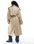 & Other Stories belted trench coat in beige