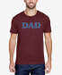 Фото #1 товара Men's Premium Blend Dad Word Art Short Sleeve T-shirt
