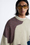 Abstract jacquard sweater