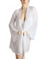 ფოტო #1 პროდუქტის Women's Mesh Charlotte Robe with Kimono-Style Sleeves