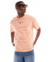 Фото #2 товара Jack & Jones oversized arizona sunset back print t-shirt in coral