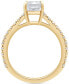 Фото #3 товара Certified Lab-Grown Diamond Radiant-Cut Engagement Ring (2-1/2 ct. t.w.) in 14k Gold