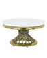 Fallon Coffee Table, Engineering Stone & Gold Finish