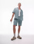 Фото #3 товара Topman co-ord short sleeve cheesecloth relaxed shirt in sage