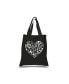 Фото #1 товара Heart Notes - Small Word Art Tote Bag