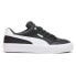 Фото #1 товара Puma Court Classic Vulc Formstrip Sl Lace Up Mens Black Sneakers Casual Shoes 3