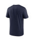 Фото #2 товара Men's Navy Michigan Wolverines 2024 Sideline Legend Performance T-Shirt