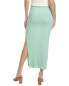 Фото #2 товара Stateside Farmboy Rib Banded Midi Skirt Women's Green Xs