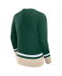 Фото #2 товара Men's Green Minnesota Wild Back Pass Lace-Up Long Sleeve T-shirt