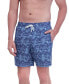 Men's Abstract Liquid Print Performance 7" Volley Shorts