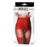 Wide Garter Belt with Stocking Red
