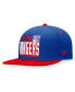 Фото #4 товара Men's Blue, Red New York Rangers Heritage Retro Two-Tone Snapback Hat