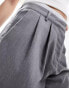 New Look boxer detail trousers in grey