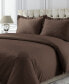 Фото #3 товара 750 Thread Count Sateen Oversized Solid Queen Duvet Cover Set