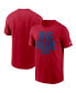 Фото #1 товара Men's Red New York Giants Hometown Collection Big Blue T-shirt