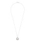 Cultured Freshwater Pearl (8mm) & Diamond (1/10 ct. tw.) Halo Pendant in Sterling Silver