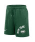 Men's Green New York Jets Arched Kicker Shorts