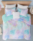 Фото #5 товара Одеяло Intelligent Design cassiopeia Watercolor Tie Dye 3-Pc. для кровати "Twin/Twin XL"