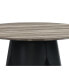 Фото #5 товара Zudora Round Dining Table, Antique Oak & Black Finish