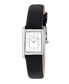 ფოტო #1 პროდუქტის Women's Karolina Diamond Genuine Leather Band Watch 1081AKAL