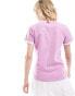 Фото #4 товара Wrangler logo ringer tee in lilac