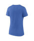 ფოტო #3 პროდუქტის Women's Powder Blue Los Angeles Chargers Shine Time V-Neck T-shirt