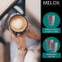 Фото #6 товара MELOX - Set of 4 Espresso Cups Tornado-Line Porcelain Grey Matt - 4 x 90 ml for Coffee, Espresso & Macchiato - Mocha Cups Thick-Walled (without Handle) - Coffee Cups Coffee Cup Italian Design