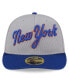 Фото #4 товара Men's Gray New York Mets 2024 Batting Practice Low Profile 59FIFTY Fitted Hat