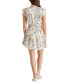 ფოტო #2 პროდუქტის Women's Faith Floral-Print Elastic-Waist Tiered Dress