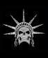 Men's Freedom Skull Word Art Long Sleeve T-shirt