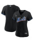 Фото #1 товара Women's Black New York Mets 2022 Alternate Replica Team Jersey