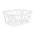 Basket White polypropylene 50 L 58 x 24 x 42 cm (12 Units)