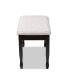 Фото #3 товара Corey Modern and Contemporary Fabric Upholstered Dining Bench