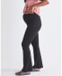 ფოტო #2 პროდუქტის Maternity Angel Deluxe Flare Black Legging Pants